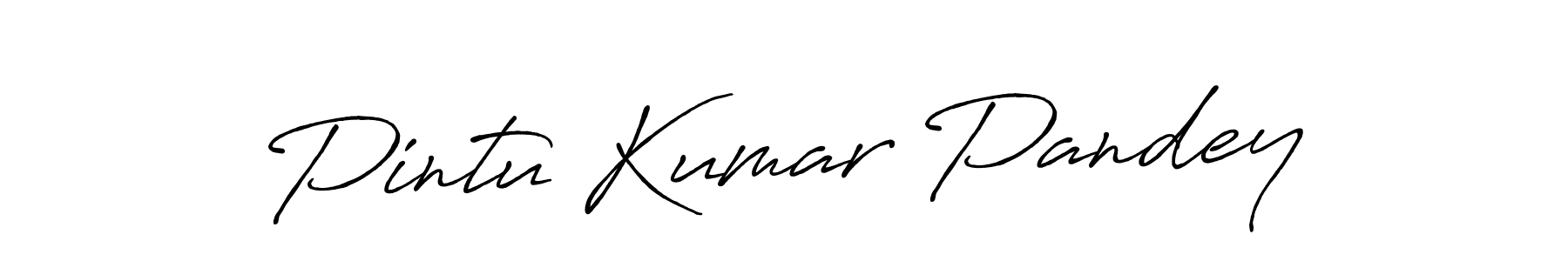 Make a short Pintu Kumar Pandey signature style. Manage your documents anywhere anytime using Antro_Vectra_Bolder. Create and add eSignatures, submit forms, share and send files easily. Pintu Kumar Pandey signature style 7 images and pictures png