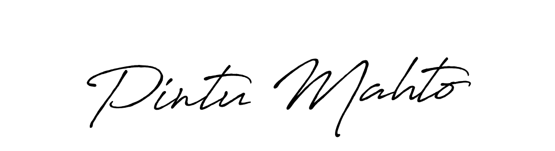 You can use this online signature creator to create a handwritten signature for the name Pintu Mahto. This is the best online autograph maker. Pintu Mahto signature style 7 images and pictures png