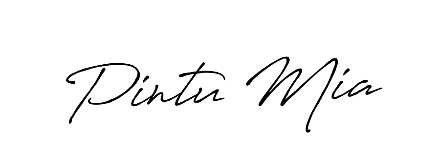 if you are searching for the best signature style for your name Pintu Mia. so please give up your signature search. here we have designed multiple signature styles  using Antro_Vectra_Bolder. Pintu Mia signature style 7 images and pictures png