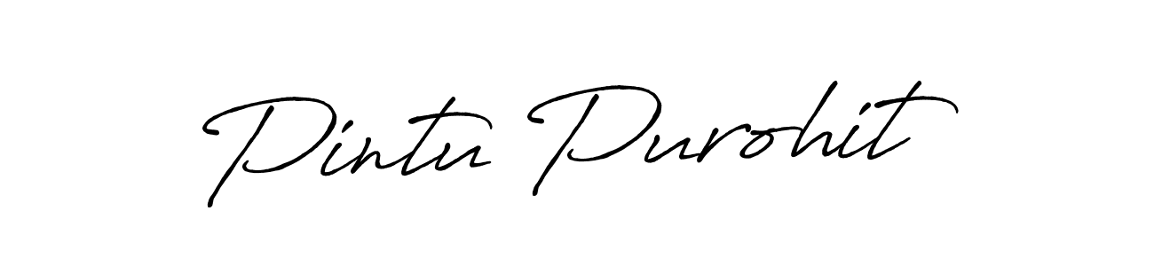 How to Draw Pintu Purohit signature style? Antro_Vectra_Bolder is a latest design signature styles for name Pintu Purohit. Pintu Purohit signature style 7 images and pictures png