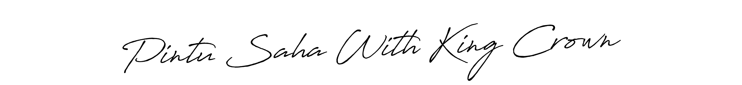 How to make Pintu Saha With King Crown signature? Antro_Vectra_Bolder is a professional autograph style. Create handwritten signature for Pintu Saha With King Crown name. Pintu Saha With King Crown signature style 7 images and pictures png