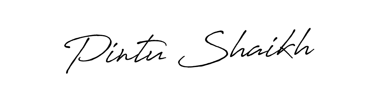 This is the best signature style for the Pintu Shaikh name. Also you like these signature font (Antro_Vectra_Bolder). Mix name signature. Pintu Shaikh signature style 7 images and pictures png