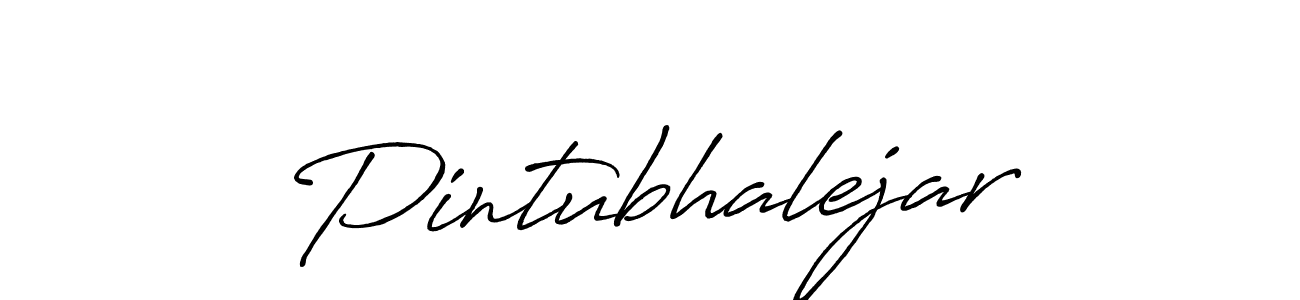 Use a signature maker to create a handwritten signature online. With this signature software, you can design (Antro_Vectra_Bolder) your own signature for name Pintubhalejar. Pintubhalejar signature style 7 images and pictures png