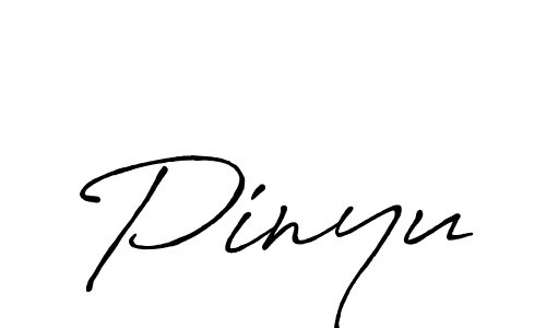Use a signature maker to create a handwritten signature online. With this signature software, you can design (Antro_Vectra_Bolder) your own signature for name Pinyu. Pinyu signature style 7 images and pictures png