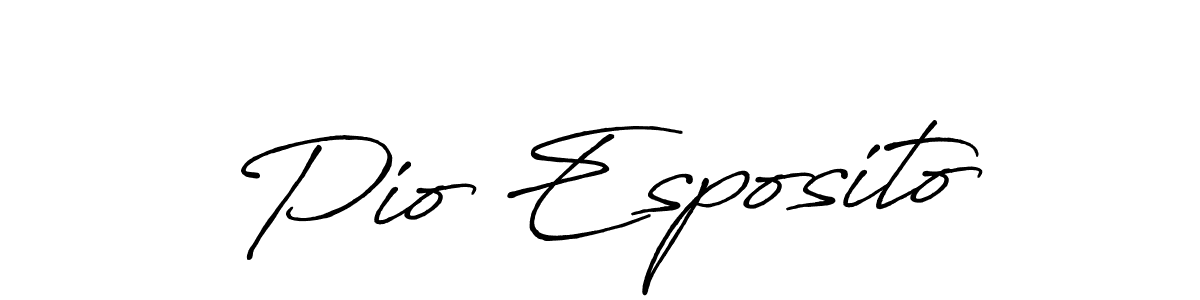 How to Draw Pio Esposito signature style? Antro_Vectra_Bolder is a latest design signature styles for name Pio Esposito. Pio Esposito signature style 7 images and pictures png
