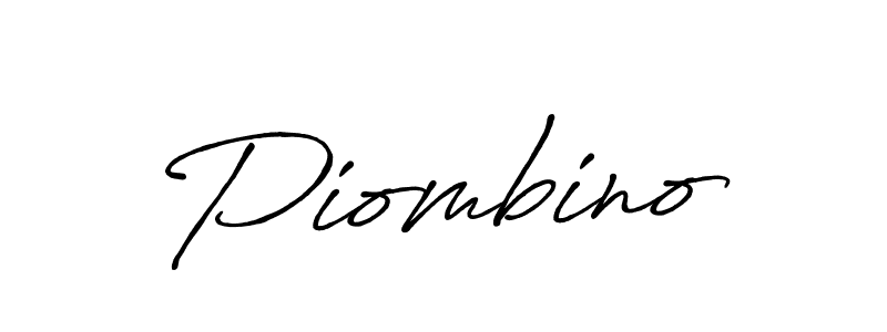 Design your own signature with our free online signature maker. With this signature software, you can create a handwritten (Antro_Vectra_Bolder) signature for name Piombino. Piombino signature style 7 images and pictures png