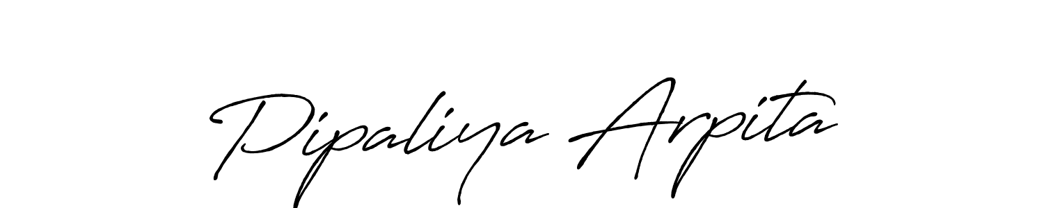 The best way (Antro_Vectra_Bolder) to make a short signature is to pick only two or three words in your name. The name Pipaliya Arpita include a total of six letters. For converting this name. Pipaliya Arpita signature style 7 images and pictures png