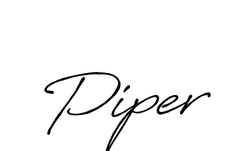 Piper stylish signature style. Best Handwritten Sign (Antro_Vectra_Bolder) for my name. Handwritten Signature Collection Ideas for my name Piper. Piper signature style 7 images and pictures png