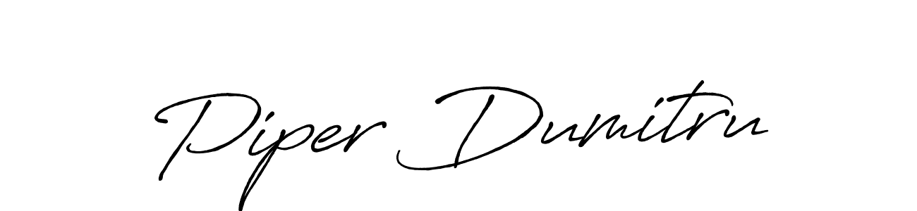 Best and Professional Signature Style for Piper Dumitru. Antro_Vectra_Bolder Best Signature Style Collection. Piper Dumitru signature style 7 images and pictures png