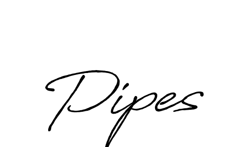 How to make Pipes name signature. Use Antro_Vectra_Bolder style for creating short signs online. This is the latest handwritten sign. Pipes signature style 7 images and pictures png