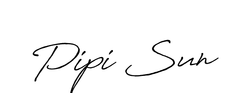 It looks lik you need a new signature style for name Pipi Sun. Design unique handwritten (Antro_Vectra_Bolder) signature with our free signature maker in just a few clicks. Pipi Sun signature style 7 images and pictures png