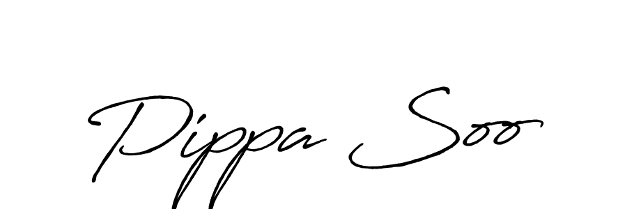 Also we have Pippa Soo name is the best signature style. Create professional handwritten signature collection using Antro_Vectra_Bolder autograph style. Pippa Soo signature style 7 images and pictures png