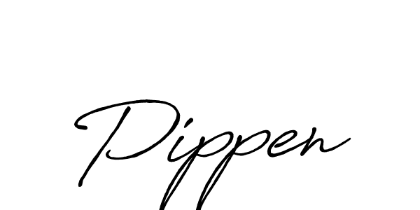 Create a beautiful signature design for name Pippen. With this signature (Antro_Vectra_Bolder) fonts, you can make a handwritten signature for free. Pippen signature style 7 images and pictures png