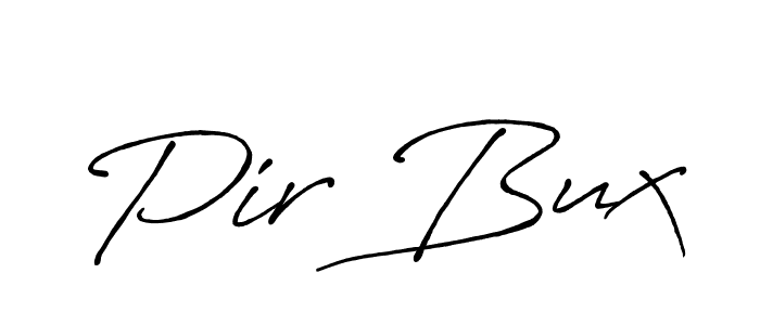 Make a beautiful signature design for name Pir Bux. With this signature (Antro_Vectra_Bolder) style, you can create a handwritten signature for free. Pir Bux signature style 7 images and pictures png