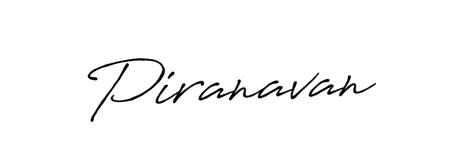 Make a beautiful signature design for name Piranavan. With this signature (Antro_Vectra_Bolder) style, you can create a handwritten signature for free. Piranavan signature style 7 images and pictures png