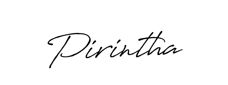 Make a beautiful signature design for name Pirintha. With this signature (Antro_Vectra_Bolder) style, you can create a handwritten signature for free. Pirintha signature style 7 images and pictures png