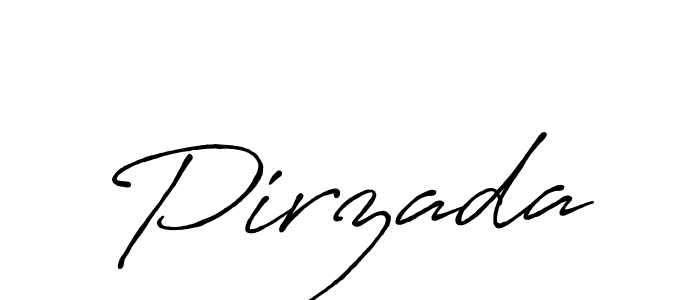 Design your own signature with our free online signature maker. With this signature software, you can create a handwritten (Antro_Vectra_Bolder) signature for name Pirzada. Pirzada signature style 7 images and pictures png