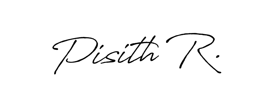 How to make Pisith R. signature? Antro_Vectra_Bolder is a professional autograph style. Create handwritten signature for Pisith R. name. Pisith R. signature style 7 images and pictures png