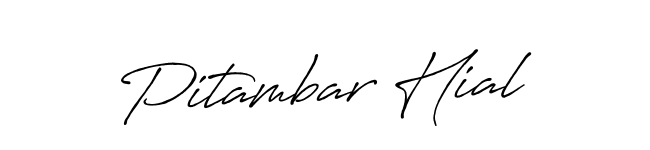 Antro_Vectra_Bolder is a professional signature style that is perfect for those who want to add a touch of class to their signature. It is also a great choice for those who want to make their signature more unique. Get Pitambar Hial name to fancy signature for free. Pitambar Hial signature style 7 images and pictures png