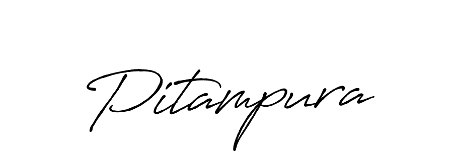 How to make Pitampura name signature. Use Antro_Vectra_Bolder style for creating short signs online. This is the latest handwritten sign. Pitampura signature style 7 images and pictures png