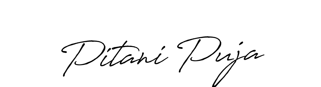 See photos of Pitani Puja official signature by Spectra . Check more albums & portfolios. Read reviews & check more about Antro_Vectra_Bolder font. Pitani Puja signature style 7 images and pictures png