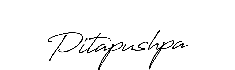 Pitapushpa stylish signature style. Best Handwritten Sign (Antro_Vectra_Bolder) for my name. Handwritten Signature Collection Ideas for my name Pitapushpa. Pitapushpa signature style 7 images and pictures png