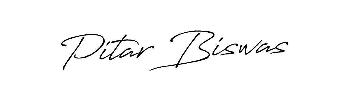 Use a signature maker to create a handwritten signature online. With this signature software, you can design (Antro_Vectra_Bolder) your own signature for name Pitar Biswas. Pitar Biswas signature style 7 images and pictures png