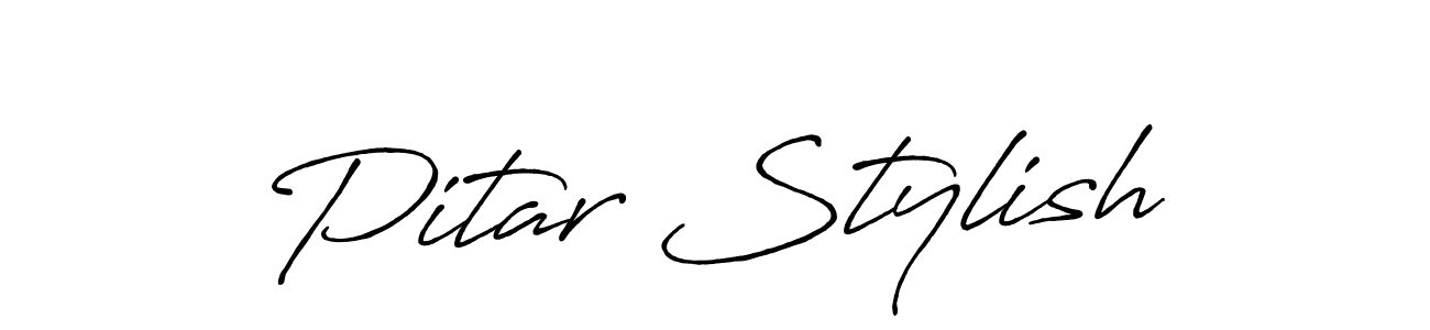 Similarly Antro_Vectra_Bolder is the best handwritten signature design. Signature creator online .You can use it as an online autograph creator for name Pitar Stylish. Pitar Stylish signature style 7 images and pictures png