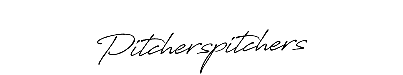 Make a beautiful signature design for name Pitcherspitchers. Use this online signature maker to create a handwritten signature for free. Pitcherspitchers signature style 7 images and pictures png