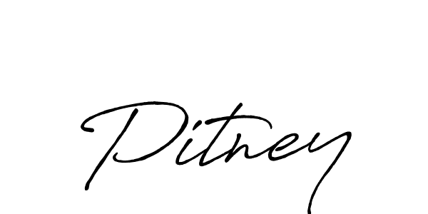 Also we have Pitney name is the best signature style. Create professional handwritten signature collection using Antro_Vectra_Bolder autograph style. Pitney signature style 7 images and pictures png