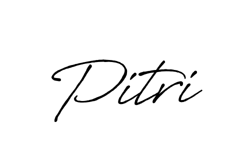 Make a beautiful signature design for name Pitri. With this signature (Antro_Vectra_Bolder) style, you can create a handwritten signature for free. Pitri signature style 7 images and pictures png