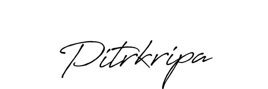 It looks lik you need a new signature style for name Pitrkripa. Design unique handwritten (Antro_Vectra_Bolder) signature with our free signature maker in just a few clicks. Pitrkripa signature style 7 images and pictures png