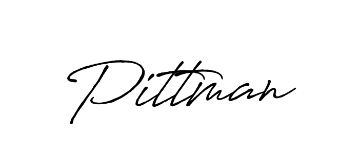 How to make Pittman signature? Antro_Vectra_Bolder is a professional autograph style. Create handwritten signature for Pittman name. Pittman signature style 7 images and pictures png