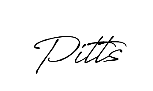 Pitts stylish signature style. Best Handwritten Sign (Antro_Vectra_Bolder) for my name. Handwritten Signature Collection Ideas for my name Pitts. Pitts signature style 7 images and pictures png