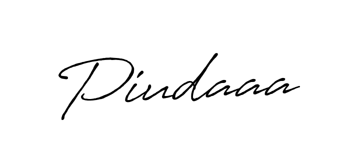 You should practise on your own different ways (Antro_Vectra_Bolder) to write your name (Piudaaa) in signature. don't let someone else do it for you. Piudaaa signature style 7 images and pictures png
