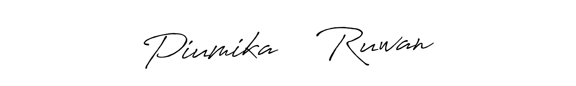 Also You can easily find your signature by using the search form. We will create Piumika ♥️ Ruwan name handwritten signature images for you free of cost using Antro_Vectra_Bolder sign style. Piumika ♥️ Ruwan signature style 7 images and pictures png