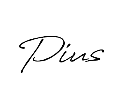 Also we have Pius name is the best signature style. Create professional handwritten signature collection using Antro_Vectra_Bolder autograph style. Pius signature style 7 images and pictures png