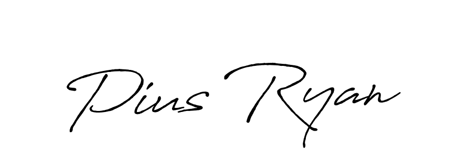 Make a beautiful signature design for name Pius Ryan. Use this online signature maker to create a handwritten signature for free. Pius Ryan signature style 7 images and pictures png