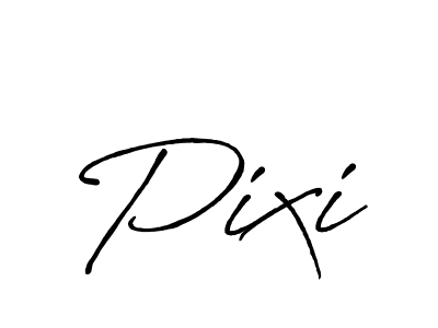 Create a beautiful signature design for name Pixi. With this signature (Antro_Vectra_Bolder) fonts, you can make a handwritten signature for free. Pixi signature style 7 images and pictures png