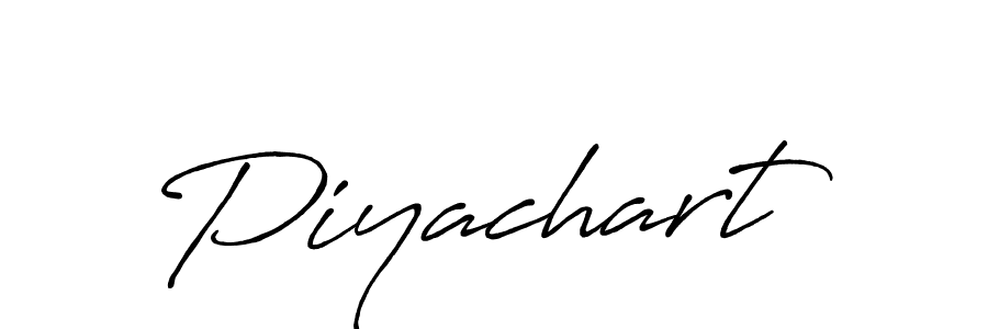 Design your own signature with our free online signature maker. With this signature software, you can create a handwritten (Antro_Vectra_Bolder) signature for name Piyachart. Piyachart signature style 7 images and pictures png