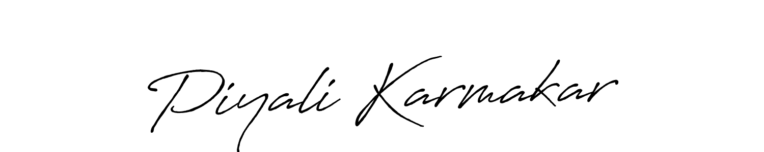 Antro_Vectra_Bolder is a professional signature style that is perfect for those who want to add a touch of class to their signature. It is also a great choice for those who want to make their signature more unique. Get Piyali Karmakar name to fancy signature for free. Piyali Karmakar signature style 7 images and pictures png