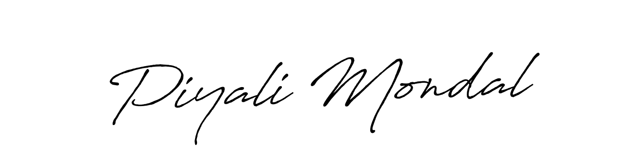 It looks lik you need a new signature style for name Piyali Mondal. Design unique handwritten (Antro_Vectra_Bolder) signature with our free signature maker in just a few clicks. Piyali Mondal signature style 7 images and pictures png