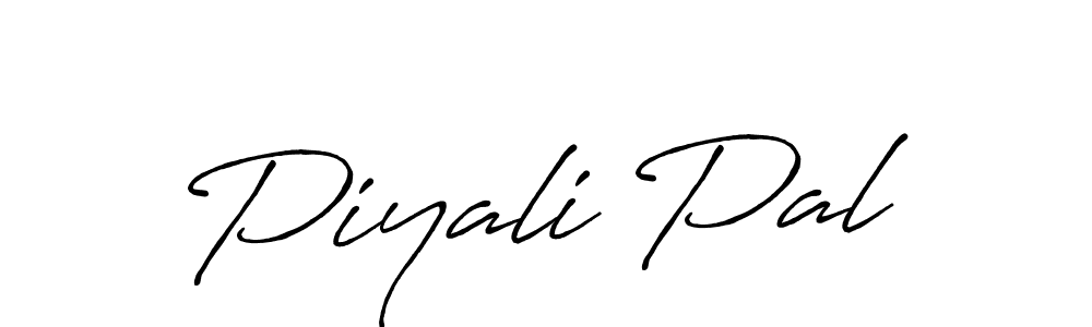 Make a beautiful signature design for name Piyali Pal. With this signature (Antro_Vectra_Bolder) style, you can create a handwritten signature for free. Piyali Pal signature style 7 images and pictures png