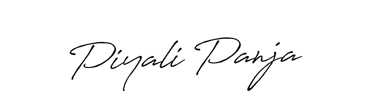 It looks lik you need a new signature style for name Piyali Panja. Design unique handwritten (Antro_Vectra_Bolder) signature with our free signature maker in just a few clicks. Piyali Panja signature style 7 images and pictures png