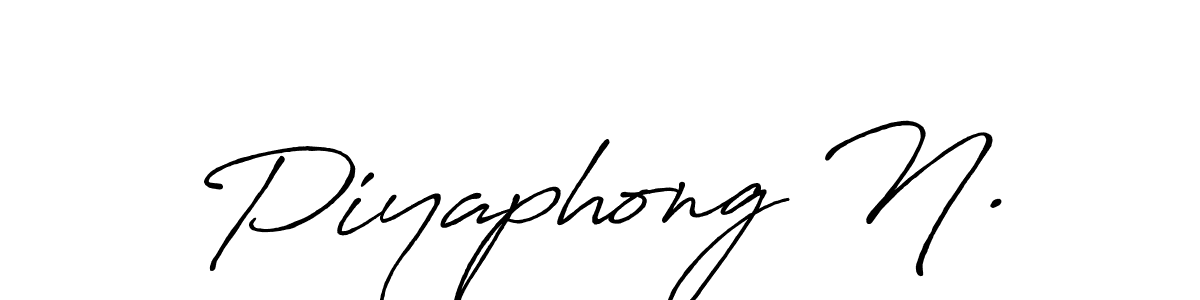 It looks lik you need a new signature style for name Piyaphong N.. Design unique handwritten (Antro_Vectra_Bolder) signature with our free signature maker in just a few clicks. Piyaphong N. signature style 7 images and pictures png