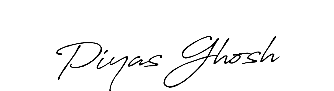 Make a beautiful signature design for name Piyas Ghosh. Use this online signature maker to create a handwritten signature for free. Piyas Ghosh signature style 7 images and pictures png