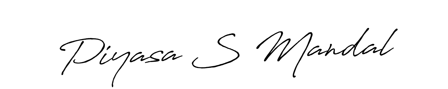 The best way (Antro_Vectra_Bolder) to make a short signature is to pick only two or three words in your name. The name Piyasa S Mandal include a total of six letters. For converting this name. Piyasa S Mandal signature style 7 images and pictures png