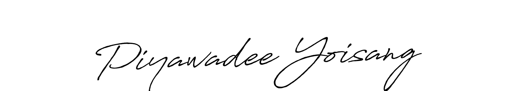 Also You can easily find your signature by using the search form. We will create Piyawadee Yoisang name handwritten signature images for you free of cost using Antro_Vectra_Bolder sign style. Piyawadee Yoisang signature style 7 images and pictures png