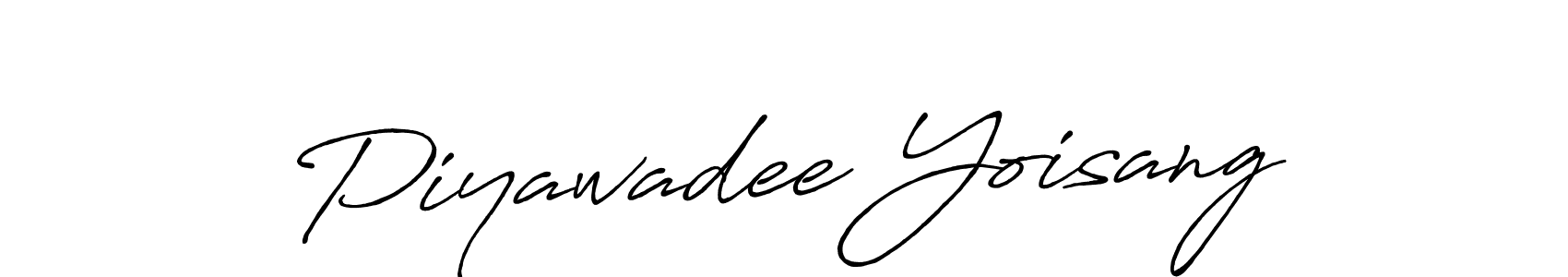 Also You can easily find your signature by using the search form. We will create Piyawadee Yoisang name handwritten signature images for you free of cost using Antro_Vectra_Bolder sign style. Piyawadee Yoisang signature style 7 images and pictures png