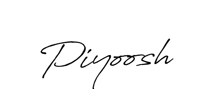 Also we have Piyoosh name is the best signature style. Create professional handwritten signature collection using Antro_Vectra_Bolder autograph style. Piyoosh signature style 7 images and pictures png